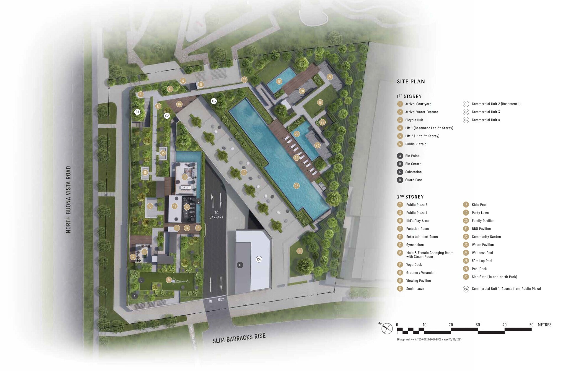 Blossoms By The Park siteplan